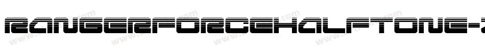 RangerForceHalftone-z8r20字体转换