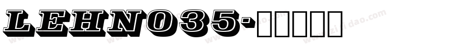 LEHN035字体转换