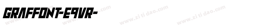 Graffont-E9Vr字体转换