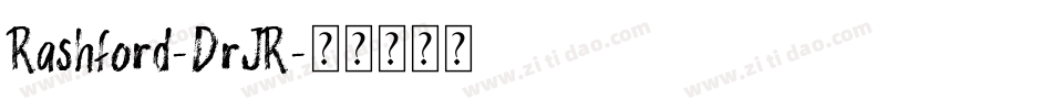 Rashford-DrJR字体转换