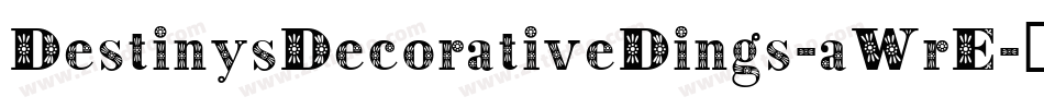 DestinysDecorativeDings-aWrE字体转换