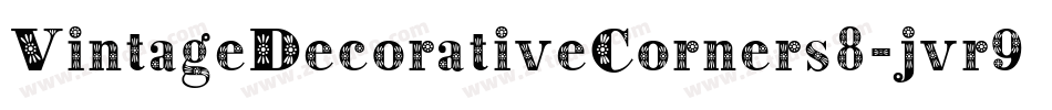 VintageDecorativeCorners8-jvr9字体转换