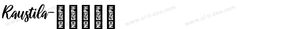 Raustila字体转换
