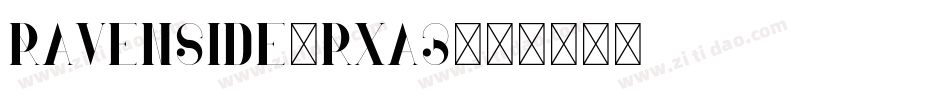 Ravenside-Rxa3字体转换