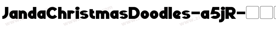 JandaChristmasDoodles-a5jR字体转换