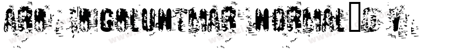 Arb218BigBluntMar50Normal-q1Y2字体转换