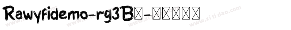 Rawyfidemo-rg3B9字体转换 Rawyfidemo-rg3B9字体转换
