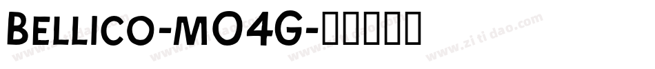 Bellico-mO4G字体转换