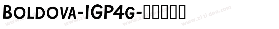 Boldova-1GP4g字体转换