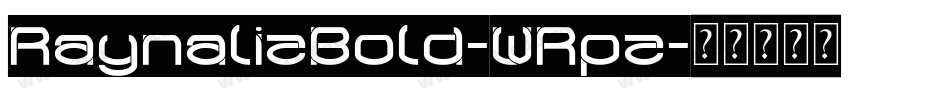 RaynalizBold-WRpz字体转换