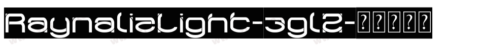 RaynalizLight-3glZ字体转换