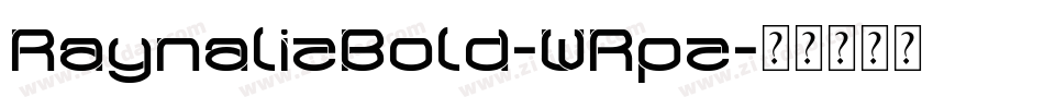 RaynalizBold-WRpz字体转换