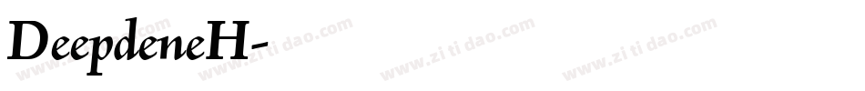 DeepdeneH字体转换