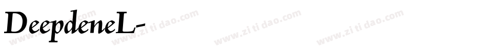 DeepdeneL字体转换