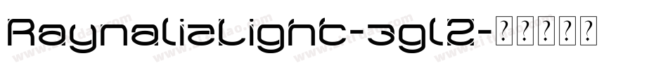RaynalizLight-3glZ字体转换