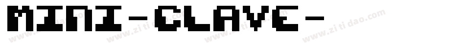 Mini-clave字体转换