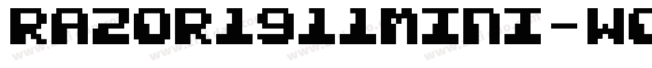 Razor1911Mini-wor2字体转换