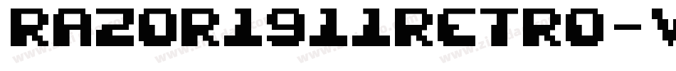 Razor1911Retro-vnYZ字体转换