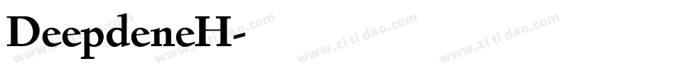 DeepdeneH字体转换