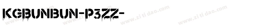 KgBunbun-P3ZZ字体转换 KgBunbun-P3ZZ字体转换