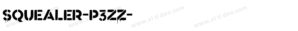 Squealer-p3zZ字体转换