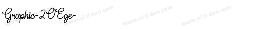 Graphic-2OEge字体转换