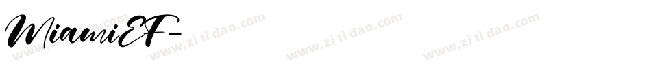 MiamiEF字体转换