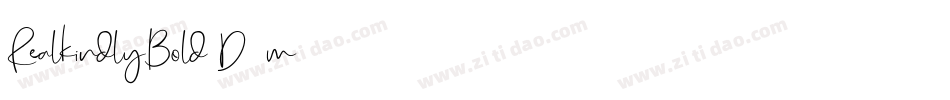 RealkindlyBold-D93m字体转换