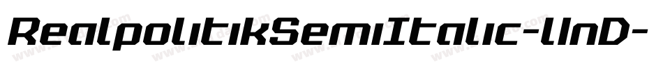 RealpolitikSemiItalic-l1nD字体转换 RealpolitikSemiItalic-l1nD字体转换