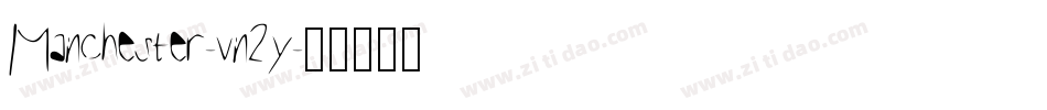 Manchester-vn2y字体转换