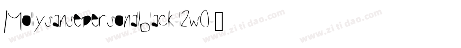 MollysansepersonalBlack-l2w0字体转换 MollysansepersonalBlack-l2w0字体转换