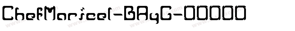 ChefMaricel-BAyG字体转换