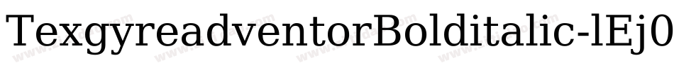 TexgyreadventorBolditalic-lEj0字体转换