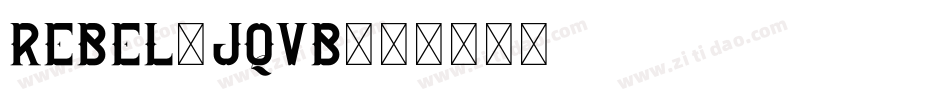 Rebel-JqVB字体转换
