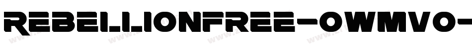 RebellionFree-owMv0字体转换 RebellionFree-owMv0字体转换