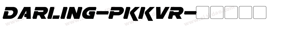 Darling-PKKVr字体转换