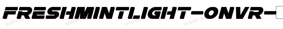 FreshMintLight-0nVr字体转换