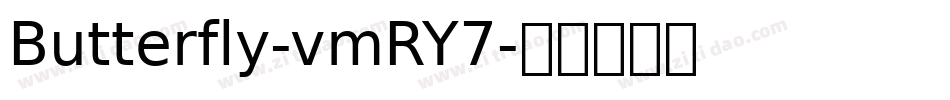 Butterfly-vmRY7字体转换
