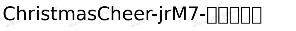 ChristmasCheer-jrM7字体转换