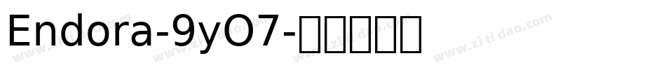 Endora-9yO7字体转换