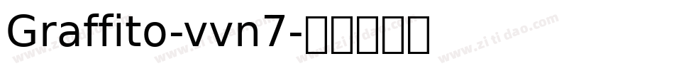 Graffito-vvn7字体转换
