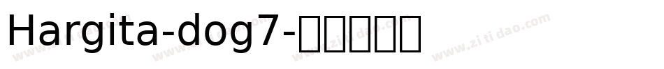 Hargita-dog7字体转换