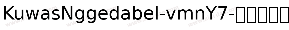 KuwasNggedabel-vmnY7字体转换