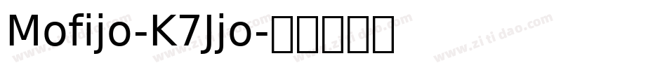 Mofijo-K7Jjo字体转换