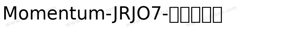 Momentum-JRJO7字体转换