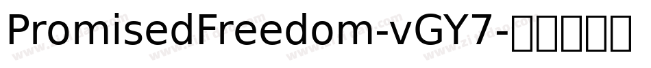 PromisedFreedom-vGY7字体转换