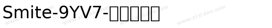 Smite-9YV7字体转换
