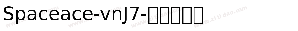 Spaceace-vnJ7字体转换