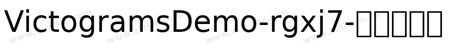 VictogramsDemo-rgxj7字体转换