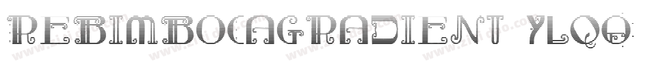 RebimbocaGradient-YlqO字体转换
